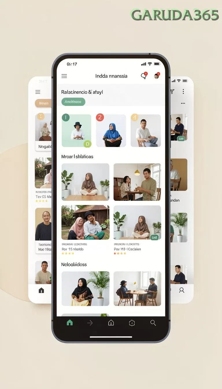 Cuplikan layar MVP789 — menu navigasi