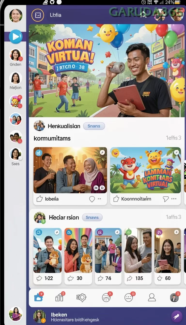 Cuplikan layar API303 — halaman utama